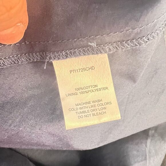 Parker Blue White Polka Dot Sleeveless Halter Denim Chambray Mini Dress Sz Small - Picture 8 of 10